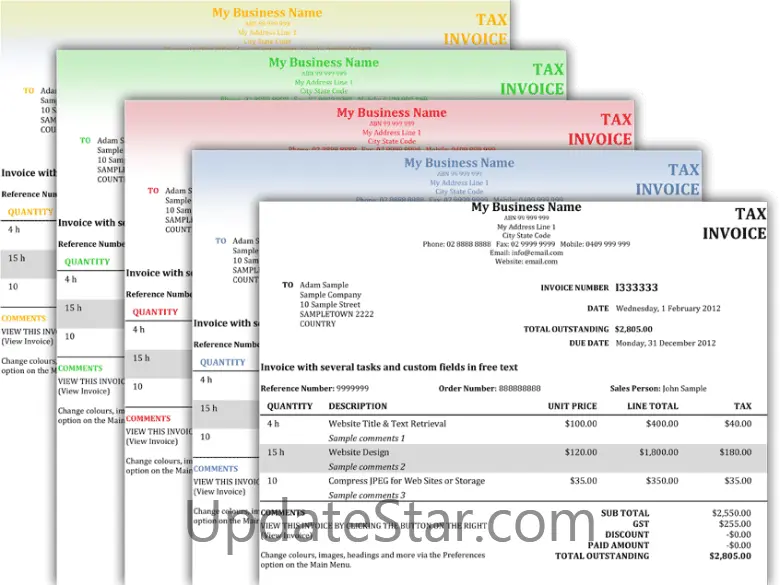 Quotations and Invoices