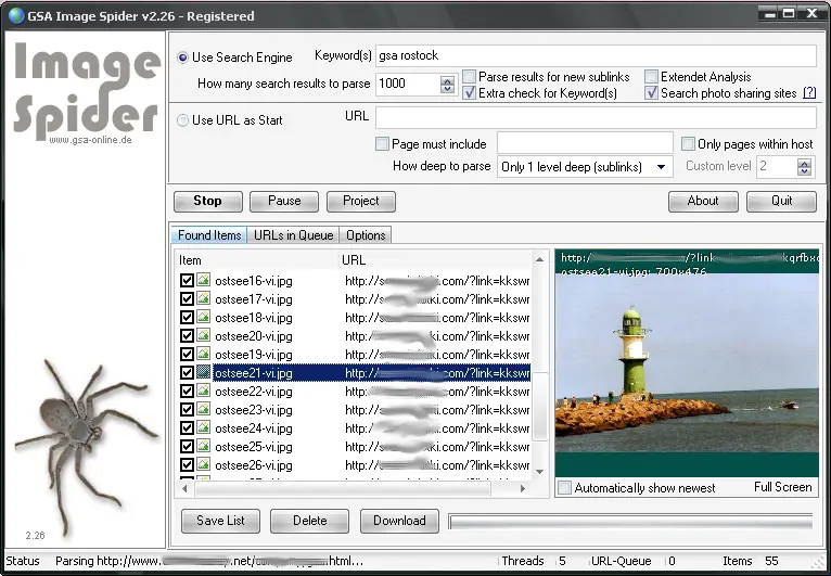 GSA Image Spider 3.87
