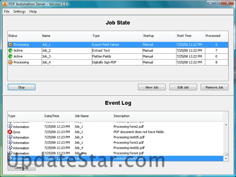 PDF Automation Server 2021.1