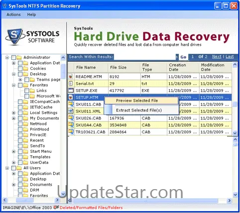 SD Card Data Restore Software 3.3