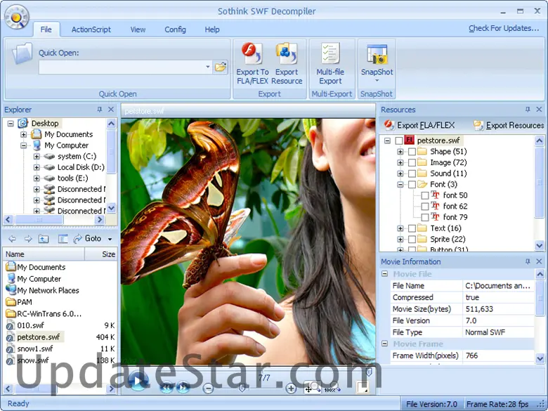 Sothink SWF Decompiler 7.4.5320