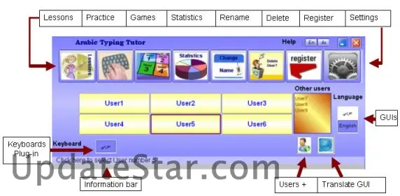 Arabic Keyboard Typing Tutor 5.0