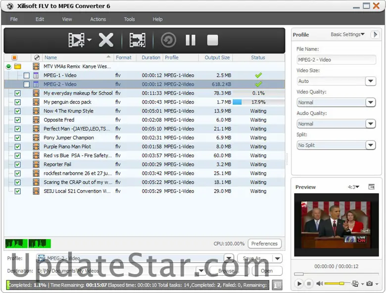 Xilisoft FLV to MPEG Converter 6.0.2.415