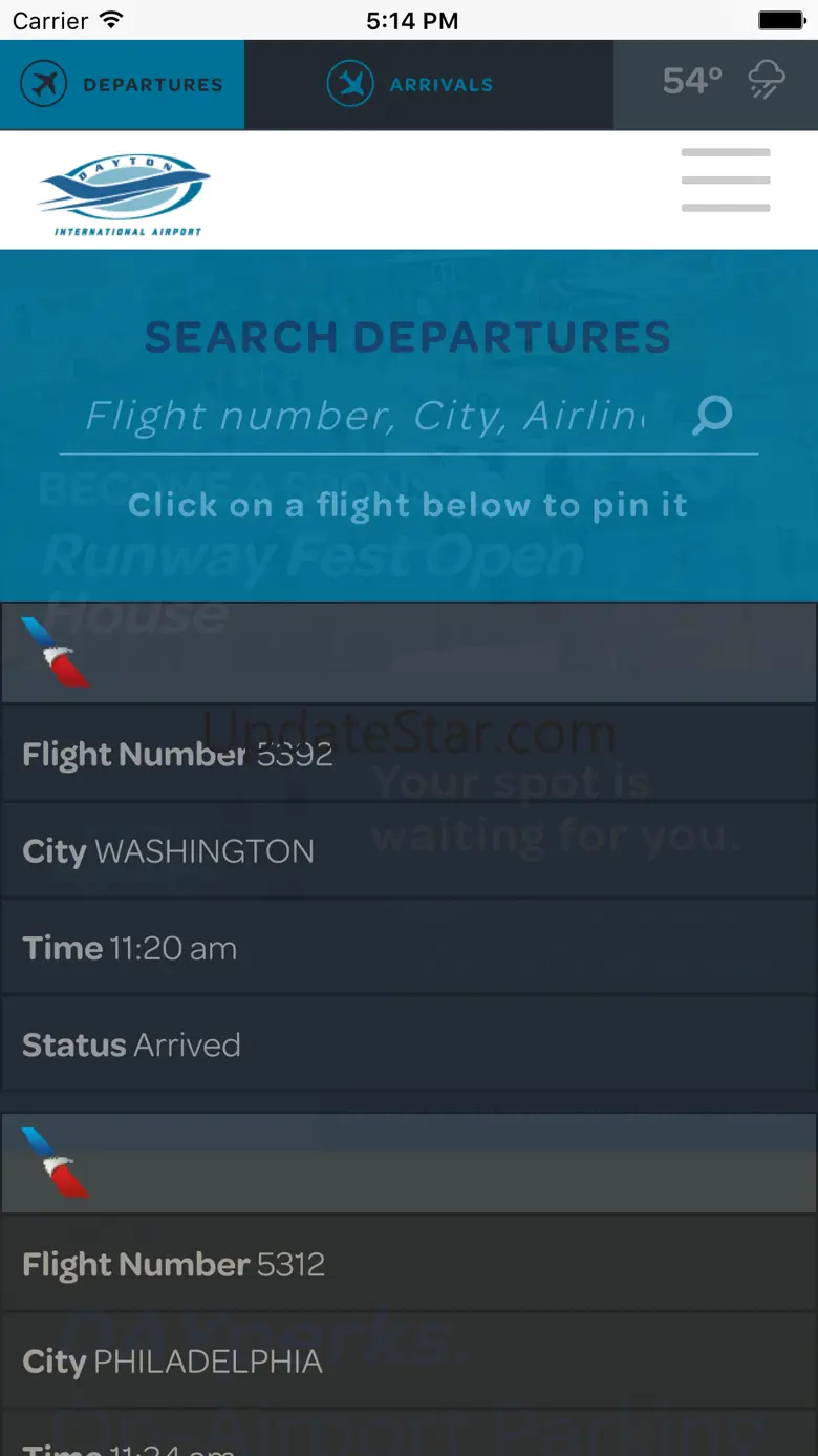 DAY Flights Tracker 1.0.0