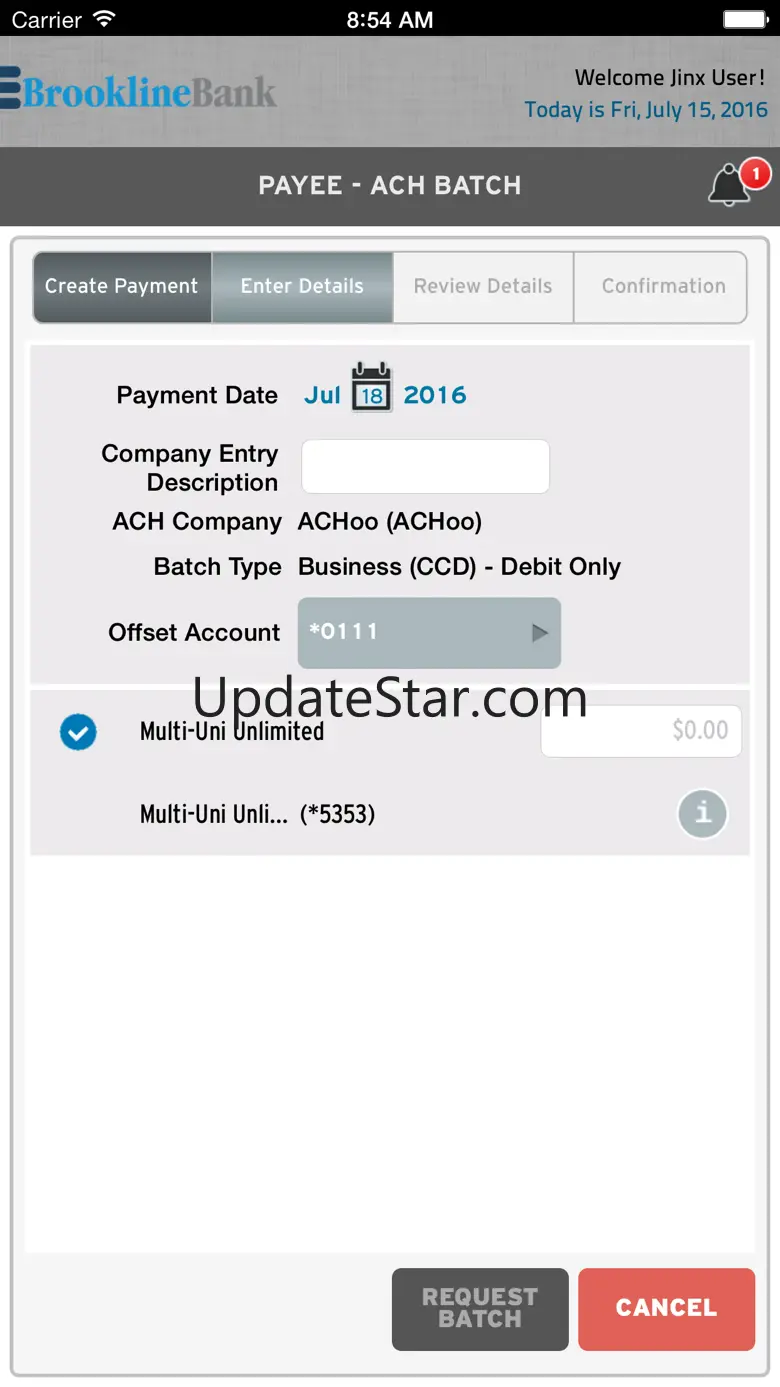 Brookline Bank Cash Management 24.4.0