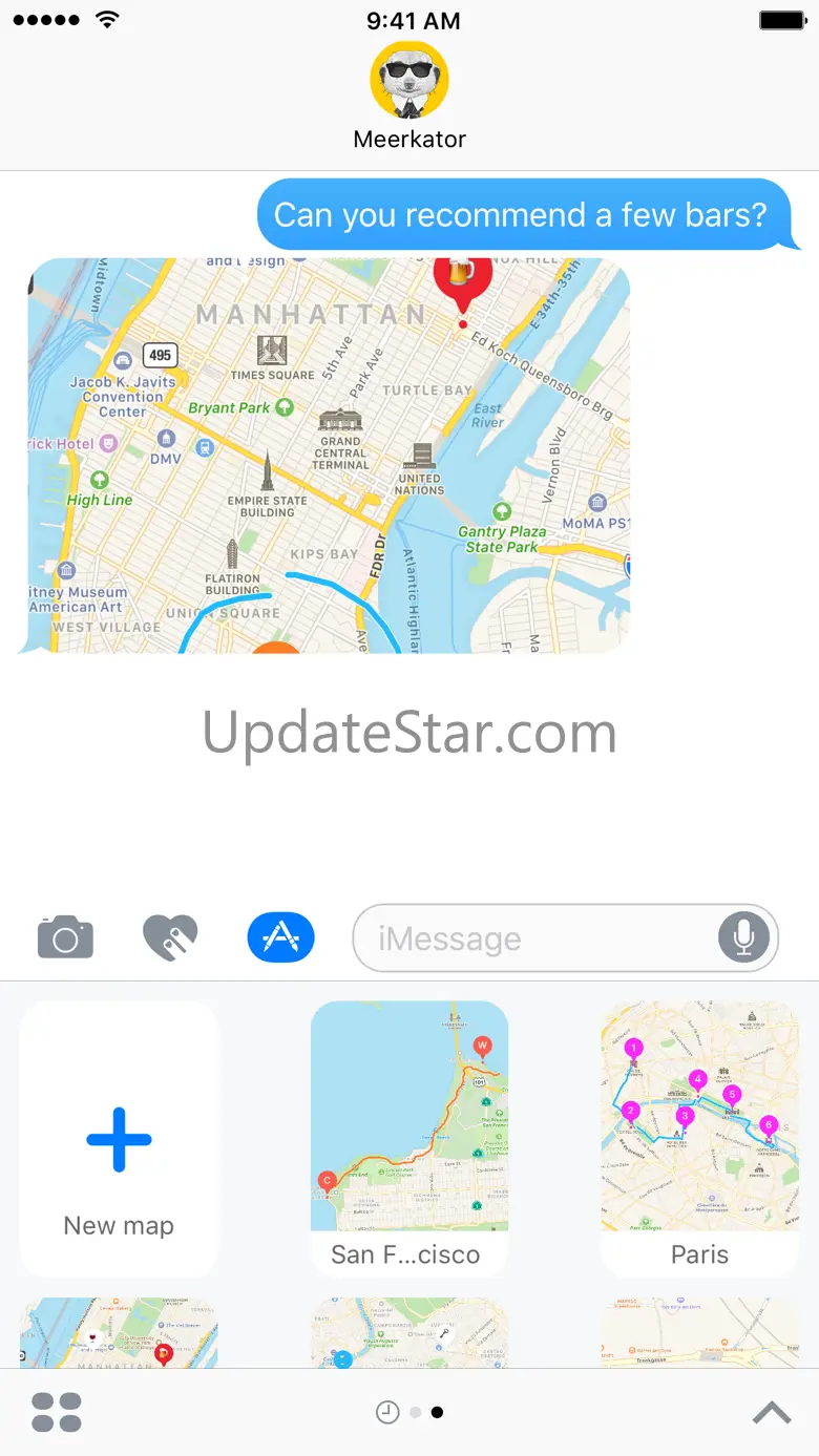 Mapsages · Interactive Map Messages 1.0