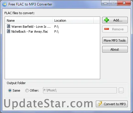 Free FLAC to MP3 Converter 1.0