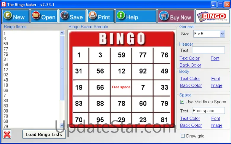 The Bingo Maker 7.0