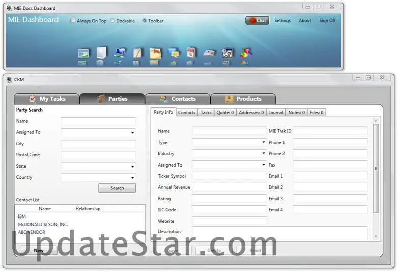 MIE CRM Software