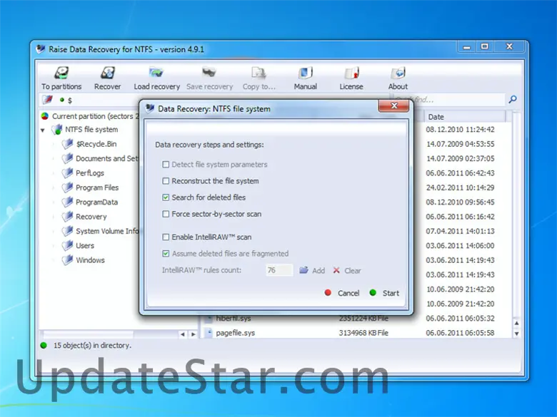 Raise Data Recovery for NTFS 5.14