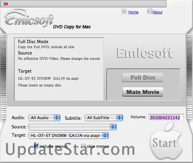 Emicsoft DVD Copy for Mac 3.1.16