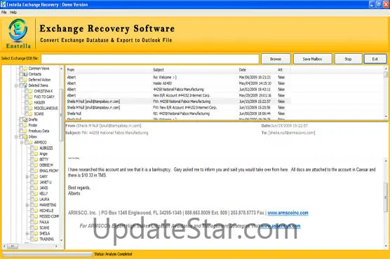 Export Exchange to PST File 6.5