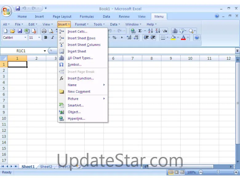 Classic Menu for Excel 7.0
