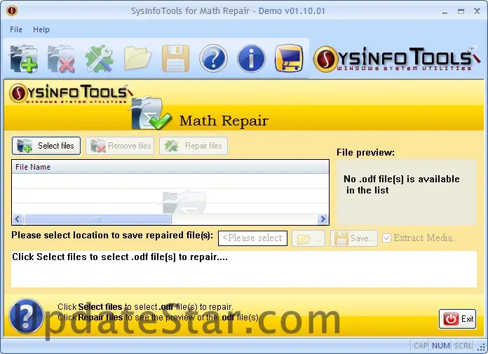 SysInfoTools Math Repair 1.1
