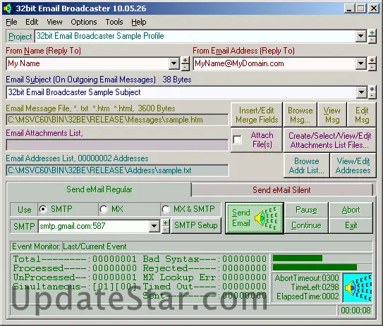 32bit Email Broadcaster 16.8.1