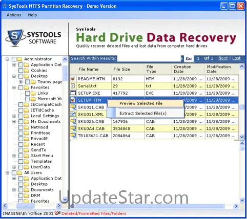 Restore File