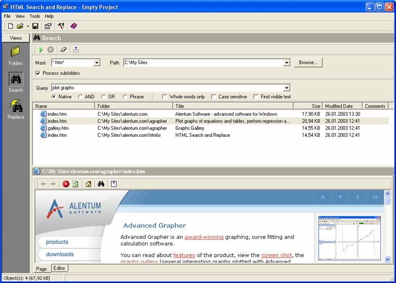 HTML Search and Replace 1.1