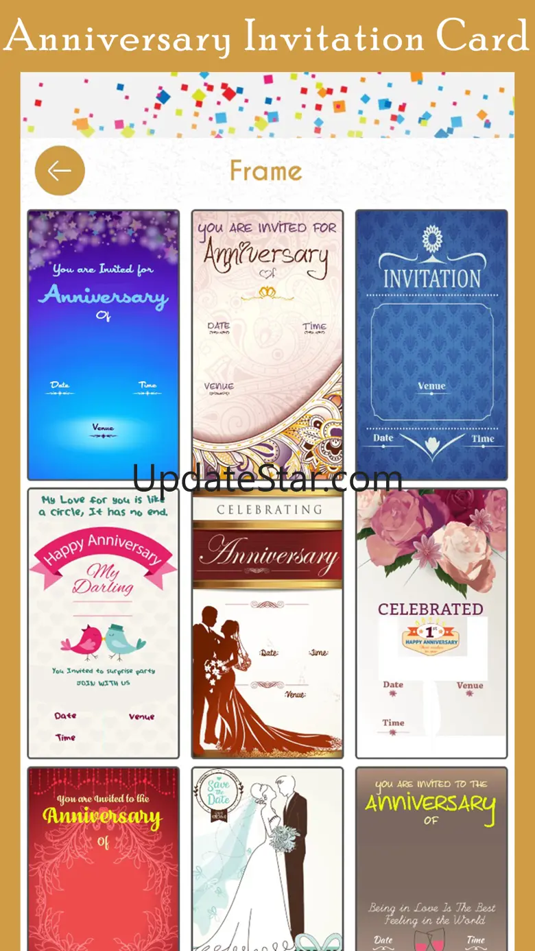 Anniversary Invitation Card HD 1.5