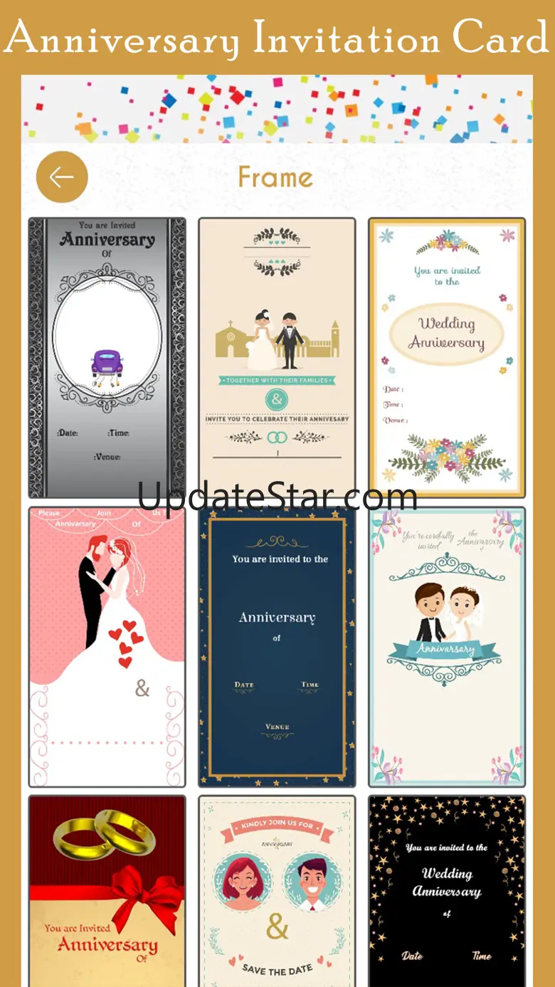 Anniversary Invitation Card HD 1.5