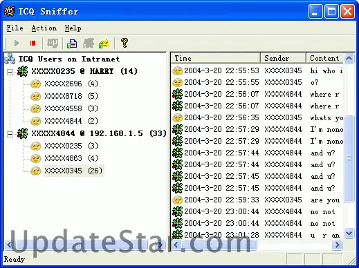 ICQ Sniffer 1.2