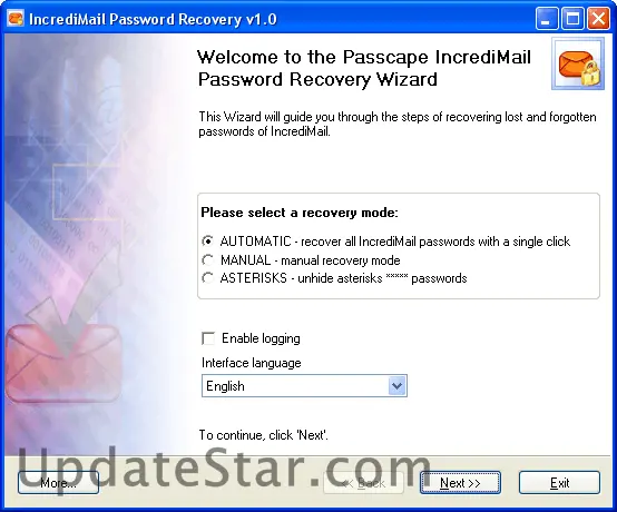 IncrediMail Password Recovery 1.6.4