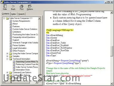 Index Server Companion 3.0