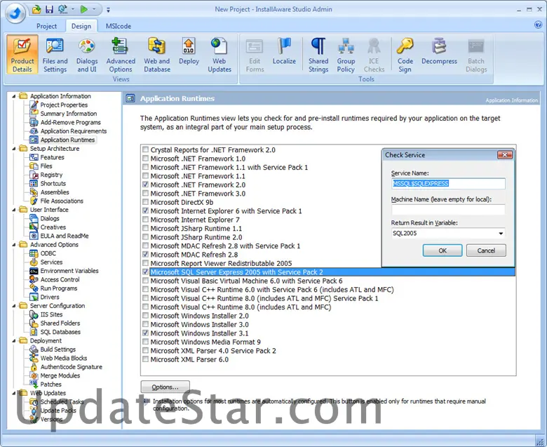 InstallAware Studio Admin for MSI 7.0