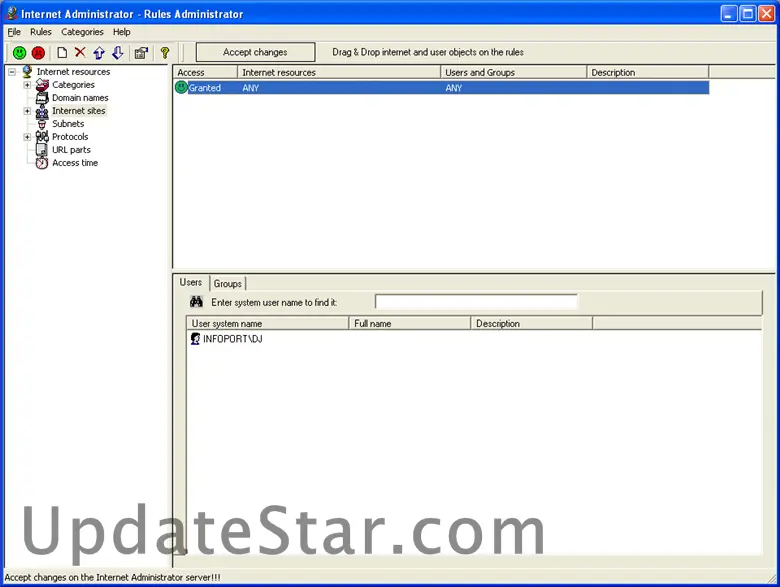 Internet Administrator for Microsoft ISA Server 2.6