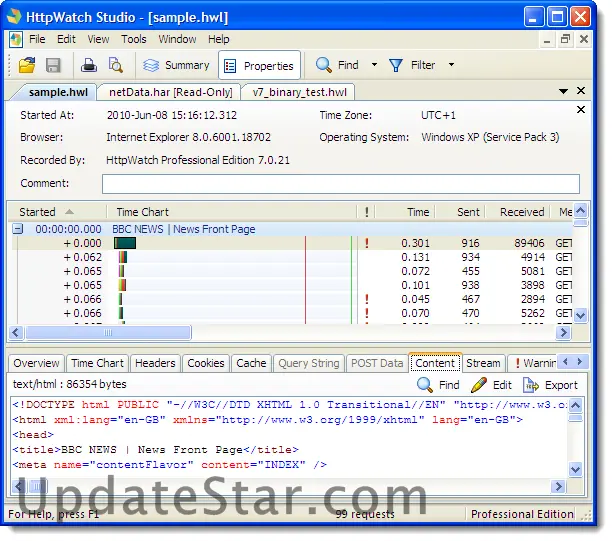 HttpWatch Basic 7.2.2