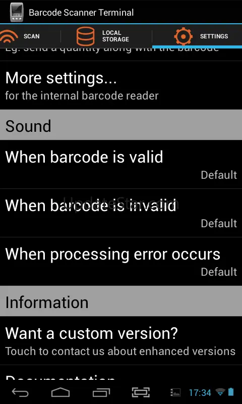 Barcode Scanner Terminal 4.0.2