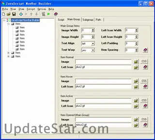 JavaScript NavBar Builder 1.0