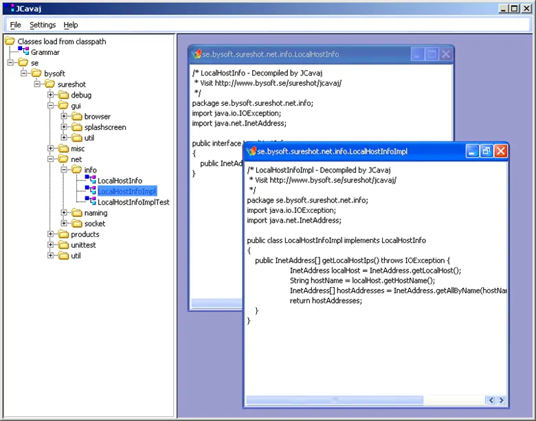 Cavaj Java Decompiler 1.11