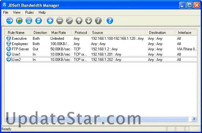 JDSoft Bandwidth Manager 1.0