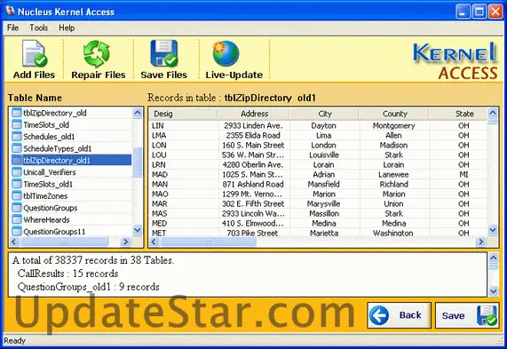 Kernel Access - Corrupt Database Repair 11.2.1