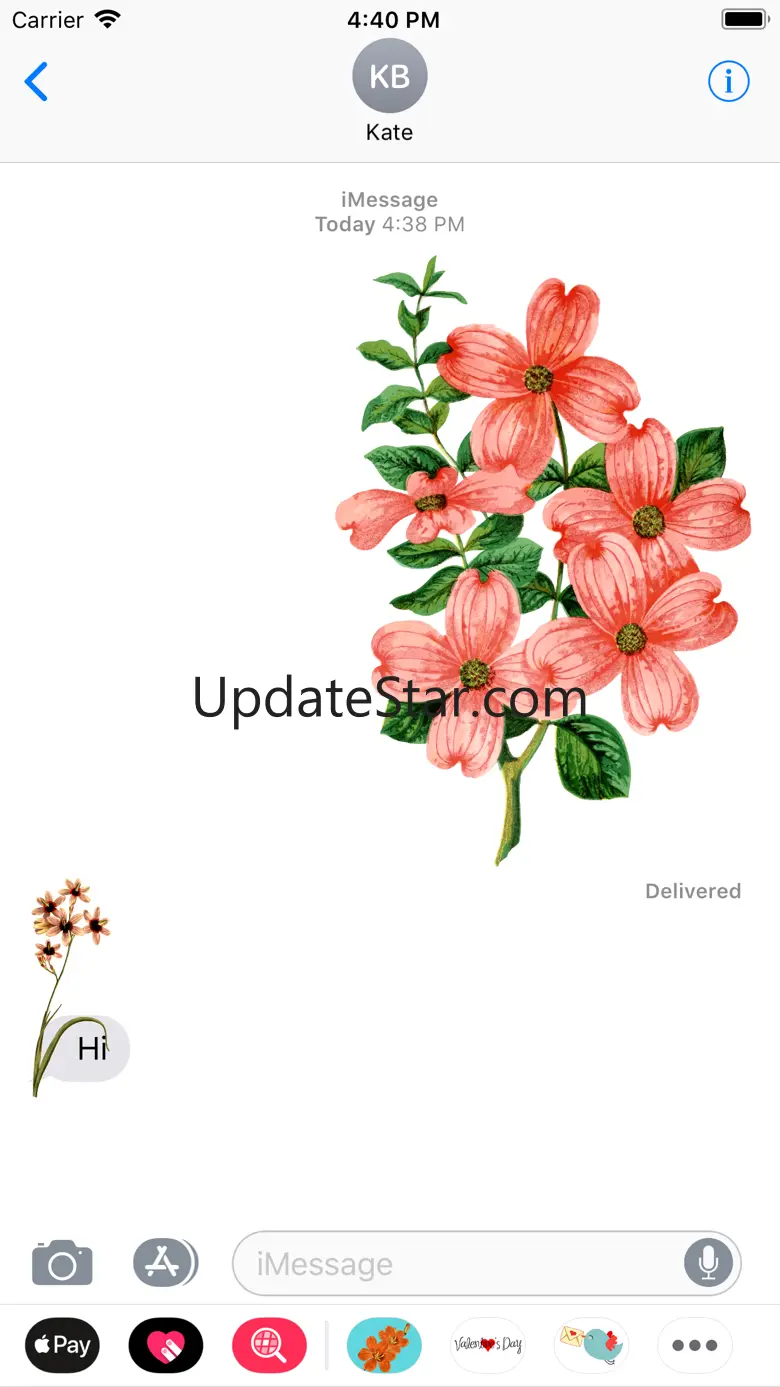 Blossoms. The stickers 1.0.4
