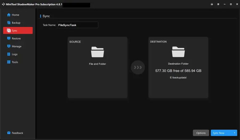MiniTool ShadowMaker Free Edition 4.8.1 
