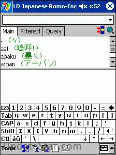 LingvoSoft Dictionary English <-> Japanese (Romanization) for Pocket PC 2.7.13