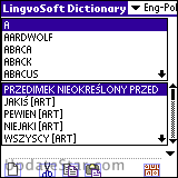 LingvoSoft Dictionary English <-> Polish for Palm OS 3.2.90