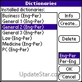 LingvoSoft FlashCards English <-> Persian (Farsi) for PalmOS 1.2.32