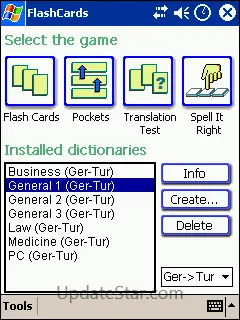 LingvoSoft FlashCards German <-> Turkish for Pocket PC 1.3.20