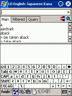 LingvoSoft Dictionary English <-> Japanese (Kana) for Pocket PC 2.7.13