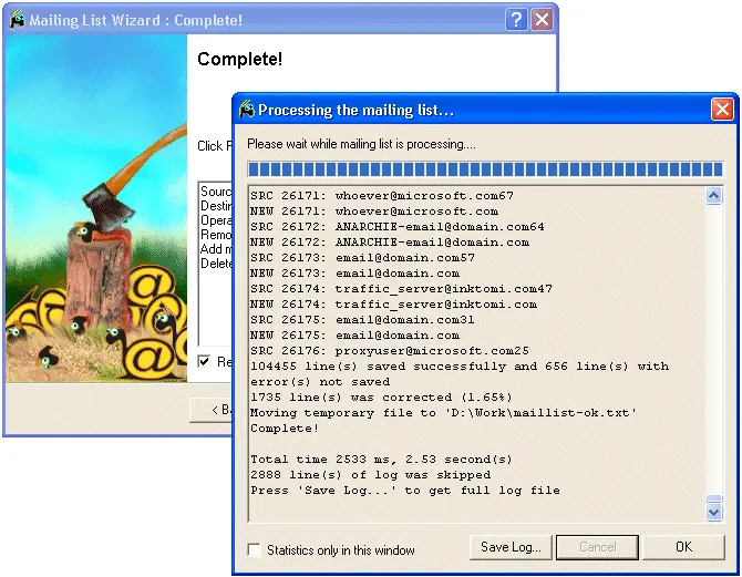 Mailing List Wizard 3.1