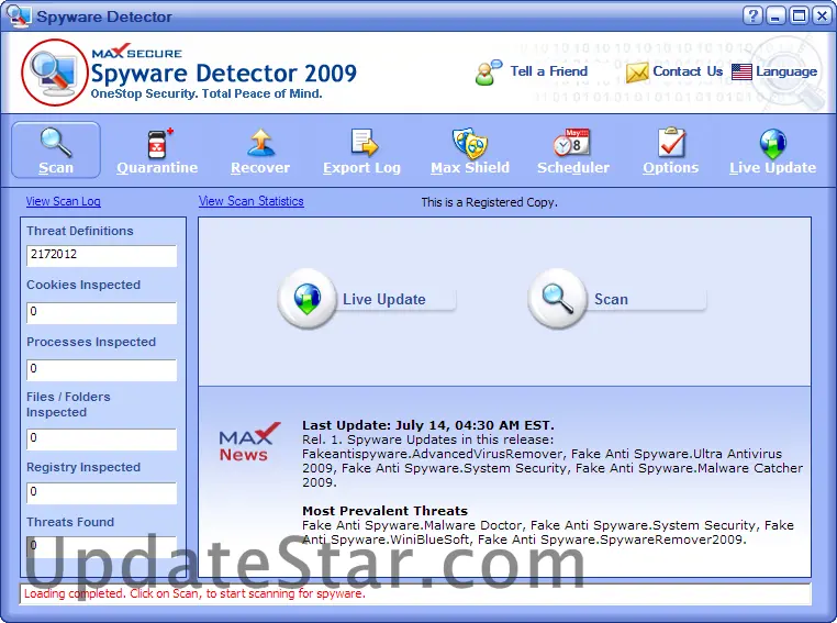 Max Spyware Detector 19.0.3.16