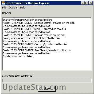 Message Synchronizer for Outlook Express 3.40