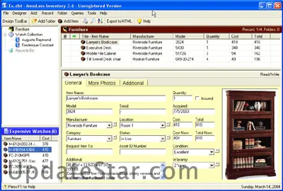 MessLess Inventory Home 6.2