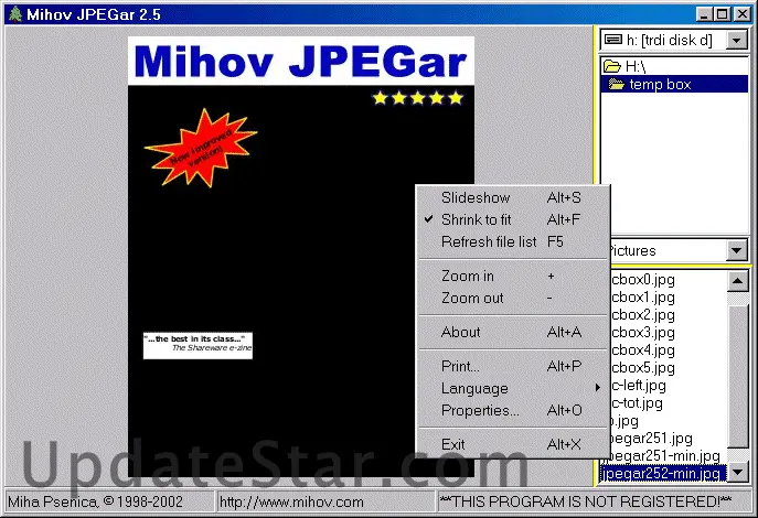 Mihov JPEGar 2.5
