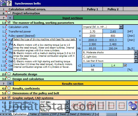 MITCalc - Internal Spur Gear Calculation 1.40