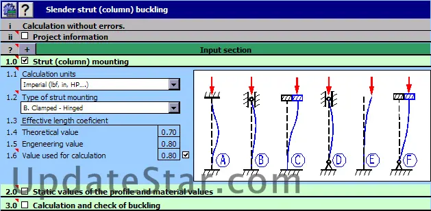 MITCalc - Buckling Calculation 1.20