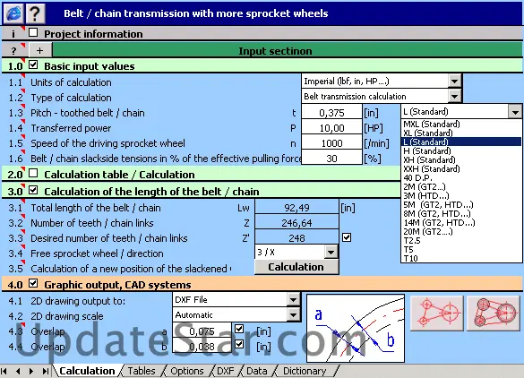 MITCalc - Multi pulley calculation 1.21