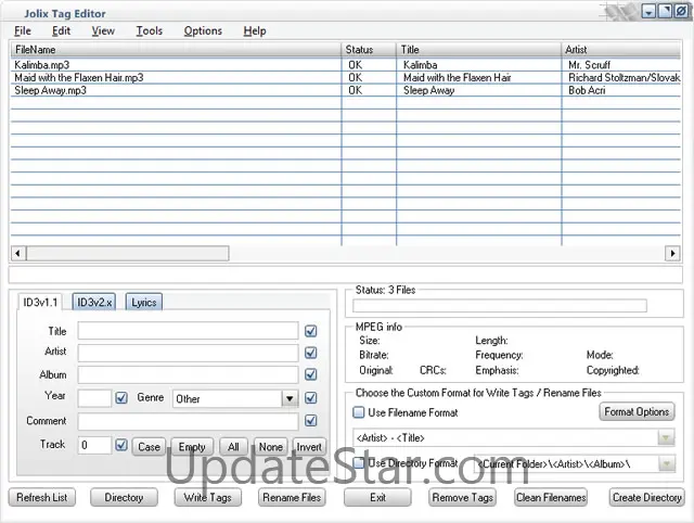 Jolix Tag Editor 2.6